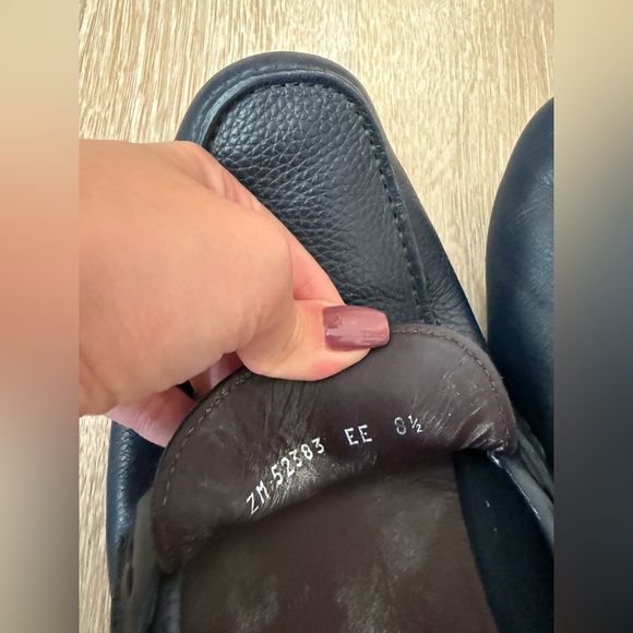 Salvatore Ferragamo Grandprix Blue Leather Drivers US 8.5 - Picture 5 of 8